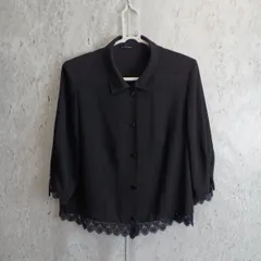 seura セウラ 礼服 フォーマル ブラウス レース レディース ブラック 黒  9号 〇◇