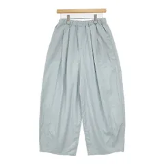 studio clip ワイドイージーパンツ SC255062-1 製品洗い リネン混 パンツ ライトブルー レディース スタディオクリップ【中古】6-0222M∞