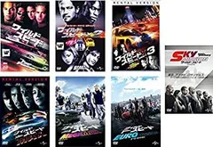 ワイルド スピード 1、X2、X3 TOKYO DRIFT、MAX、MEGA MAX、EURO MISSION、SKY MISSION [レンタル落ち] 全7巻セット [マーケットプレイスDVDセッ