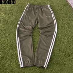 アディダス 3本線 トレーナー ズボン カーキ l 0306