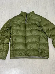 (M) モンベル アルパイン 日本 ヴィンテージ 軽量ダウン グリーン