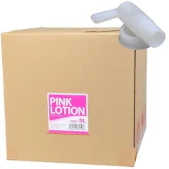 【送料無料！】無味 無臭 無香料　～業務用ローション｜ピンク｜5リットル！～　薄めても使えるミディアムタイプ【※専用コック（キャップ）】セットのサムネイル
