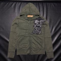 00s USA製 Salvage ジップアップフーディ y2k グランジ - メルカリ