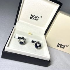 Montblanc カフリンクス ブラック&シルバー - メルカリ