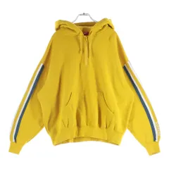 SUPREME (シュプリーム) 23SS Half Zip Hooded Sweatshirt アームライン ハーフジップ プルオーバースウェットパーカー フーディー イエローのサムネイル