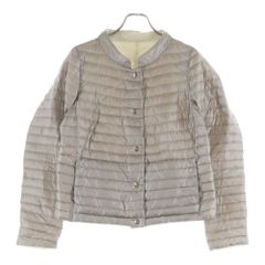 希少サイズ44✨ヘルノ ニットコンビダウン カシミヤ シルク グレー系