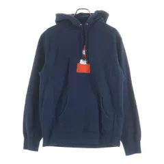 SUPREME (シュプリーム) 19FW CONE HOODED SWEATSHIRT コーンプリントプルオーバーパーカー ネイビー