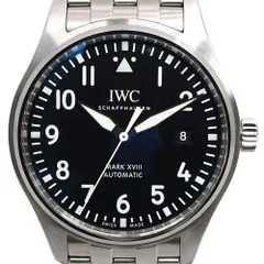 【栄】IWCインターナショナルウォッチカンパニー パイロットウォッチ マーク18 40mm IW327011 SS ブラック文字盤 自動巻き 腕時計 メンズ 箱 保証書のサムネイル