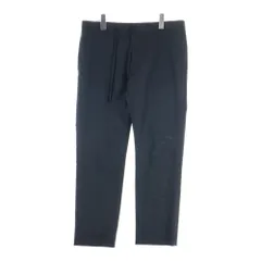 Maison Martin Margiela (メゾンマルタンマルジェラ) ドローストリングトラウザー スラックス ロングパンツ ブラック S50KA0530 S44330のサムネイル