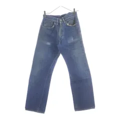 Levi's (リーバイス) 60s VINTAGE 501XX デニムパンツ ギャラ無し ビッグE 両面タブ 均等V 隠しリベット オフセット ボタン裏刻印J 足長R ヴィンテージ インディゴ