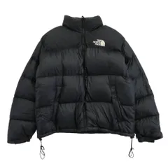 THE NORTH FACE ノースフェイス NF002YO 90s ヴィンテージ NUPSTE JACKET ヌプシ ダウン ジャケット ジップ アップ アウター ブラック系 XL【中古】