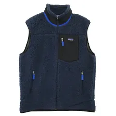 patagonia パタゴニア 19AW 23048 19年製 Classic Retro-X Vest クラッシック レトロX フリース ベスト ネイビー系 L【中古】