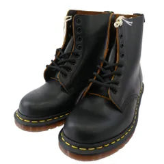 Dr.Martens ドクターマーチン VINTAGE 1460 イングランド製 1460 8EYE SHOE 8ホール ブーツ ブラック系 US8【新古品】【未使用】【中古】