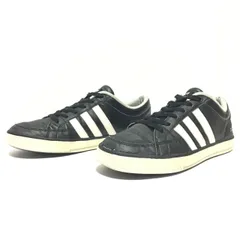 定番モデル◎【adidas】アディダス スニーカー ローカット シューズ レザー AW4522 アディダスネオ NEO Label VS PACE シンプル 王道 デイリーユース ブラック メンズ サイズ28cm/M43382fF