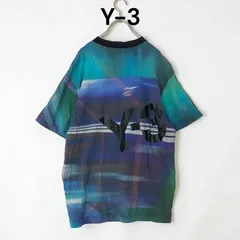 Y-3 ワイスリー Tシャツ マルチカラー ブルー ロゴ