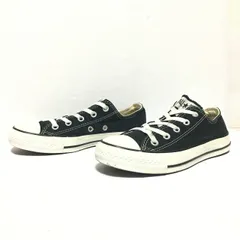 王道スタイル◎【CONVERSE】コンバース スニーカー ローカット シューズ ALL STAR OX オールスター M9166 キャンバス 定番 ストリート ブラック レディース サイズ23cm/M43383fF