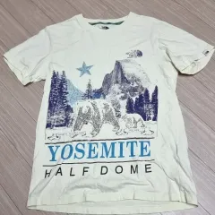 ヴィンテージ THE NORTH FACE ヨセミテ 半袖 Tシャツ 白 (L)