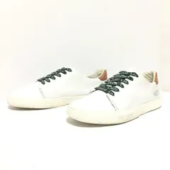 大人カジュアルコーデに◎【LAUREN RALPH LAUREN】ローレン ラルフ ローレン スニーカー ローカット シューズ 13297 JOANA ジョアナ レザー きれいめ デイリー ホワイト レディース UK4(23.5cm相当)/M43384fFのサムネイル
