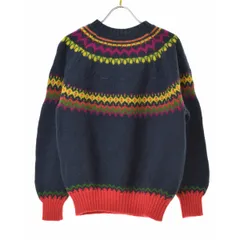 【UNITEDCOLORSOFBENETTON】〜90s イタリア製 ジャガードウール長袖ニットセーター