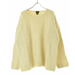 【L.L.BEAN】アイルランド製 OMS93 アラン ケーブル長袖ニットセーター