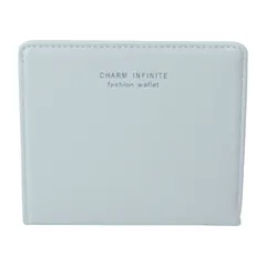 prendre 薄型 折りたたみ財布 レディース 二つ折り スリム 軽量 ウォレット 小さめ コンパクト 財布 カード入れ パステル かわいい おしゃれ ミニウォレット ミニ財布 プレゼント ギフト （スカイブルー） PR-WALLET10-SKY