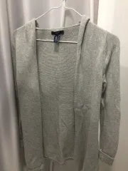 ヴィンテージ Gap Kids(ギャップキッズ) グレー カーディガン 森ガール ヒッピー y2k ギャル