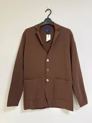 the suit company ニットジャケット　ブラウン