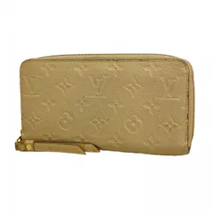 【6ca0730-k】ルイヴィトン 長財布 モノグラム・アンプラント ジッピーウォレット M60746 デュンヌ【中古】メンズ レディース ユニセックス