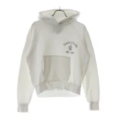 PRADA (プラダ) ロゴ プルオーバー フーディ ホワイト コットン レディース 134713のサムネイル