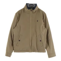 POLO RALPH LAUREN (ポロラルフローレン) スタンドカラー ジップアップブルゾン ベージュ
