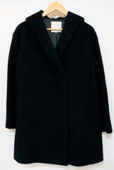 自由区 VICTORIA BEAVER ウール フーデッド コート ネイビー - メルカリ