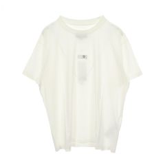 MM6 ロゴTシャツ ナンバーロゴ Lサイズ【SH0GC0015 S23588】 - メルカリ