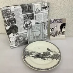 S16 Diptyque × Fa<!-利用不可文字-!>encerie de Gien プレート 22cm 262101815　★値下げ！！のサムネイル