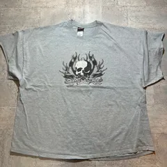 O-84 Harley Davidson ハーレーダビッドソン ビッグサイズ 両面プリントTシャツ 袖カットオフ サイズ5XL