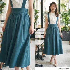 ★美品★JILLSTUART ジルスチュアート【4】ジャンパースカート グリーン