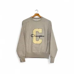 【Champion】 刺繍ロゴスウェット｜Lサイズ相当｜メンズ｜グレー｜灰｜トレーナー｜ワンポイント