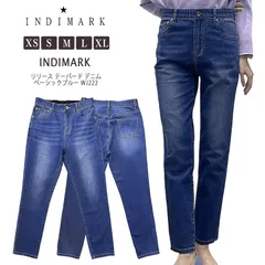 INDIMARK ジーンズ デニムパンツ レディース おしゃれ ブランド かわいい リリース テーパード デニム ベーシックブルー WJ222【お取り寄せ】