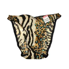 aimerfeel エメフィール アニマル柄ショーツ M レオパード ゼブラ ヒョウ柄 ランジェリー 下着 レディース Animal Print Panties