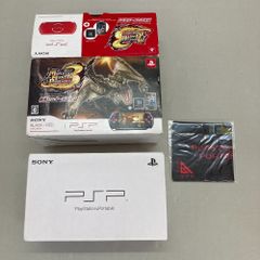 03w24688 PSP 플레이 스테이션·포터블 몬스터 헌터 휴대용 3rd 신미 헌터즈 팩 블랙/레드 PSPJ-30020 중고
