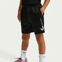 ナイキ ショートパンツ キッズ ジュニア 140-160cm 子供服 NIKE YTH DF TRPHY23 ショート HBR ハーフパンツ Dri-FIT 速乾 ドライ トレーニング スポーツウェア ボトムス 短パン 黒 ブラック 運動/IF2399-011