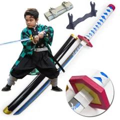 ◆日輪刀 子供 コスプレ道具 『子供用76CM』 煉獄杏寿郎 刀 善逸 胡蝶しのぶ 冨岡 時透無一郎 伊之助 グッズ 日輪刀 cosplay 誕生日プレゼント 学園祭 祭り 演出 完成度高い (冨岡 義勇) [並行輸入品] d2f0b442