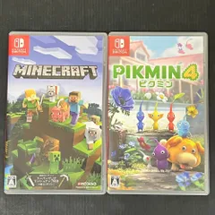 06w19993 Switchソフト2本ジャンク品  ピクミン4・マインクラフト  ゲームソフト