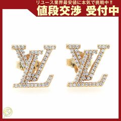 極美品】LOUIS VUITTON アイコニック ストラス ゴールド ピアス - メルカリ