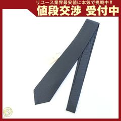 極美品】HERMES エルメス ネクタイ ソリッド 青 サントノーレ - メルカリ