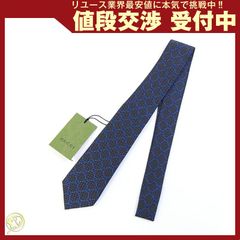 新品タグ付き✨グッチ インターロッキングGG格子チェック総柄ネイビー