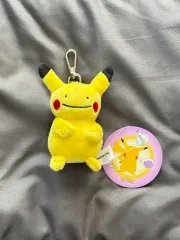 (新品) ポケットモンスター メタモン ピカチュウ ぬいぐるみ キーホルダー