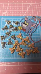 トムとジェリー🩶ネイルパーツ２０個+キーホルダーのおまけ付き