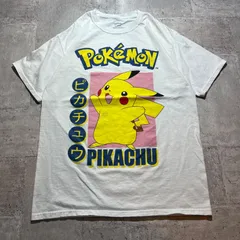O-150 ポケットモンスター 海外規格 ピカチュウ プリントTシャツ サイズM 00s