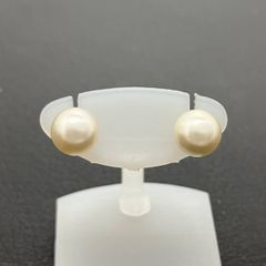 マベパール ピアス 13.5mm 3.84g 大粒 K14WG シャンパンカラー - メルカリ