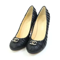  シャネル レディースシューズ ココマーク ブラック 中古
